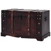 vidaXL Chest | Brown | Wood and Engineered wood | Large | Portable | Chest