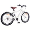 vidaXL Kids Bike 20'' for 6-11 Years Old white