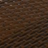 vidaXL Balcony Screen Brown and Black 1000x80 cm Poly Rattan