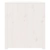vidaXL Outdoor Kitchen Cabinet MEPPEL White 106x55x64 cm Solid Wood Pine