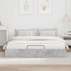 vidaXL Ottoman Bed Frame Concrete Grey 160 x 200 cm Engineered Wood