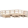vidaXL 8 Piece Garden Sofa Set Solid Wood Pine