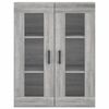 vidaXL Highboard Grey Sonoma 69.5x34x180 cm Engineered Wood