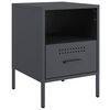 vidaXL Bedside Cabinets 2 pcs Anthracite 36x39x50.5 cm Steel