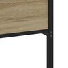 vidaXL Bed Frame without Mattress Sonoma Oak 100x190 cm Engineered Wood