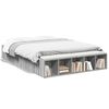 vidaXL Bed Frame without Mattress Grey Sonoma 140x190 cm