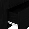 vidaXL Bedside Cabinets 2 pcs with 2 Drawers Black 40x36.5x62 cm