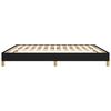 vidaXL Bed Frame without Mattress Black 180x200 cm Super King Super King Fabric