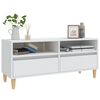 vidaXL TV Cabinet White 100x34.5x44.5 cm Engineered Wood