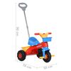 vidaXL Tricycle for Kids with Parent Handle Multicolour