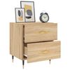 vidaXL Bedside Cabinet Sonoma Oak 40x35x47.5 cm Engineered Wood
