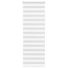 vidaXL Zebra Blind White 90x200 cm Fabric Width 85.9 cm Polyester