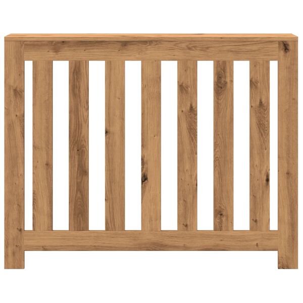 vidaXL Radiator Cover Artisian Oak 104x20x82 cm Engineered Wood