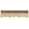 vidaXL TV Cabinet Sonoma Oak 150x30x44.5 cm Engineered Wood
