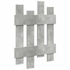 vidaXL Wall-Mounted Coat Rack Concrete Grey 60 x 3 x 82 cm