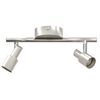 vidaXL Ceiling Spotlight with Spotlights Nickel 25.5 x 8 x 11 cm Steel