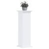 vidaXL Plant Stand White 33x33x100 cm Engineered Wood