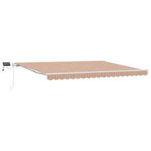 vidaXL Retractable Awning Multicolour 450 x 300 cm