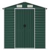 vidaXL Garden Shed Green 191x725x198 cm Galvanised Steel