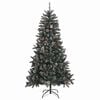 vidaXL Artificial Christmas Tree with 300 LEDs with Stand Green 180 cm