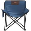 vidaXL Camping Chairs with Pocket Foldable 2 pcs Blue