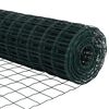 vidaXL Fence with Post Green 0.8 x 25 m Steel