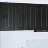 vidaXL Kitchen Cabinet Kalmar Black 30 x 31 x 80 cm Engineered Wood