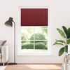 vidaXL Pleated Blind Bordeaux Red 115x200 cm Fabric Width 114.4 cm Polyester