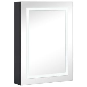 vidaXL LED Bathroom Mirror Cabinet 50x13x70 cm