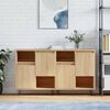 vidaXL Sideboards 2 pcs Sonoma Oak Engineered Wood