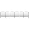 vidaXL Garden Fence with Spear Top Steel 1070x200 cm Black