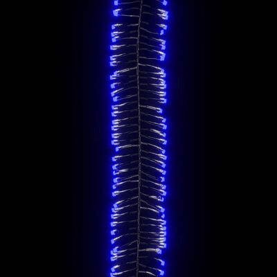 vidaXL LED Cluster String with 400 LEDs Blue 7.4 m PVC