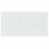 vidaXL Lace Curtain with Curtains Floral White 245 x 750 cm Polyester