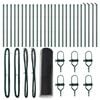 vidaXL Ground Fix Welded Wire Fence 50 x 0.8 m (W x H)
