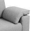 vidaXL Sofa Cloud Grey 219 x 77 x 82 cm Fabric