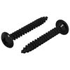 vidaXL Tapping Nail 2 pcs Black M4 x 28 mm Steel