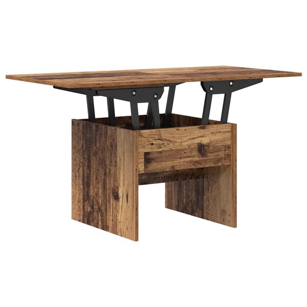 vidaXL Coffee Table Old Wood 55 x 54.5 x 45 cm Engineered wood