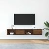 vidaXL TV Cabinets 2 pcs Brown Oak 80x31x25.5 cm Engineered Wood