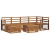 vidaXL Sofa Sets Natural Solid Acacia Wood