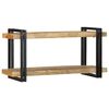 vidaXL Wall Shelf 90x33x45 cm Solid Rough Wood Mango