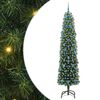 vidaXL Artificial Christmas Tree with 300 LEDs with Stand Green 210 cm