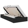 vidaXL Storage Bed with Mattress with Storage Black 90 x 190 cm Fabric