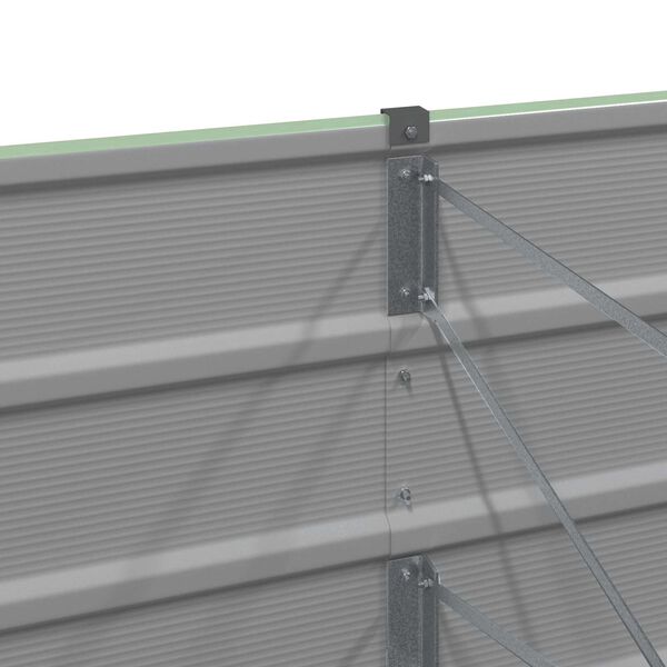 vidaXL Planter Green 600 x 80 x 45 cm Steel