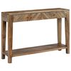 vidaXL Console Table Solid Mango Wood 118x30x80 cm