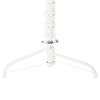 vidaXL Slim Artificial Half Christmas Tree with Stand White 180 cm