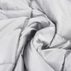 vidaXL Winter Duvet Silver 240 x 260 cm Satin and Microfiber