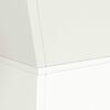 vidaXL Pillar Planter White 40 x 40 x 100 cm