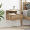 vidaXL Floating Nightstand Artisan Oak 40 x 31 x 28 cm Engineered Wood
