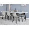 Venture Home Dining Chairs 2 pcs Polar Plastic Grey and Black