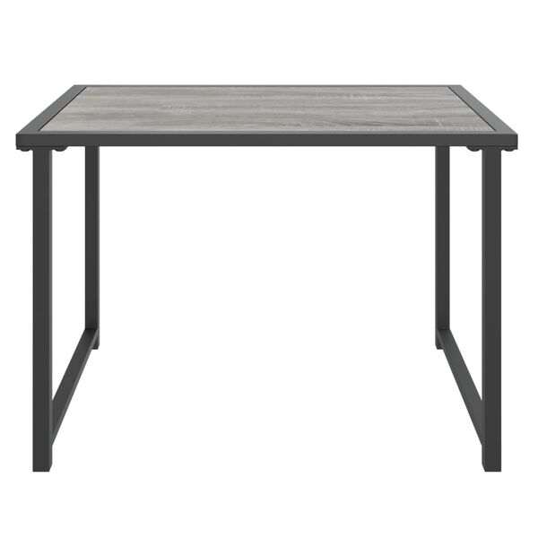 vidaXL Garden Table Anthracite 55x40x37 cm Steel